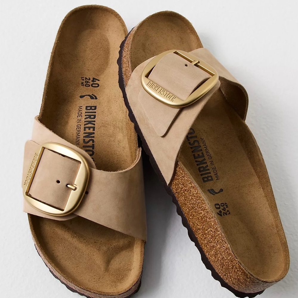 Birkenstock Madrid Big Buckle Sandcastle 6-6.5 US/37 EU Med/Wide